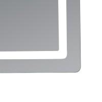 Дзеркало настінне Mideya (MI2) 800х700 мм, прямокутне, з LED-підсвіткою Touch, антизапотіванням, димером, рег. яскравості Qtap QTAP фото 2