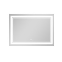 Дзеркало настінне Cardinal (CA2) 1200х800 мм, прямокутне, з LED-підсвічуванням Touch, антизапотіванням, диммером, рег. темп. кольору (3000-6500K) Qtap QTAP фото 3