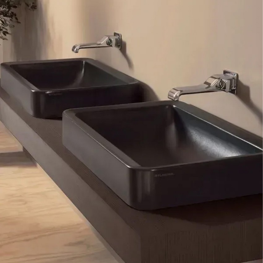 NL62INC NILE Раковина на стільницю, antracite (1 сорт) FLAMINIA