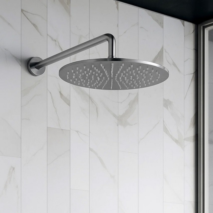 ZSOF 079 ST MASTER KING  Верхній душ 300 мм STEEL LOOKING (1 сорт) Paffoni