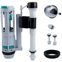 3010146 Smart Зливний та наливний механізм д/компакту з новою клавішею (1 сорт) DEVIT