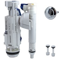 3110121 Fresh Зливний механізм д/компакту з новою клавішею (1 сорт) DEVIT