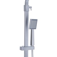 Душова система універсальна Sloup, Chrome, на три споживача (з виливом) QTSLO53103KNC49198 Qtap QTAP фото 3