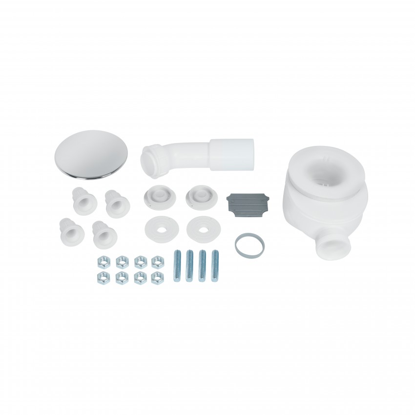 Душовий піддон Diamond 309912, 90x90x12 см, п'ятикутний, акриловий + ніжки, діаметр зливу 90 мм Qtap QTAP фото 4