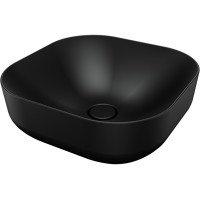 MBLVP1  POOL 1  раковина на стільницю без перелива 42х42, в кольорі графіт (1 сорт) SDR фото 1