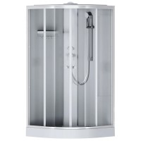 W94C-401-100MT X-Joy кабіна душова  100x100, 1/4 кола,  профіль мат.хром, скло прозоре (1 сорт) AM.PM фото 1