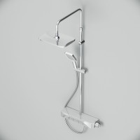 F078F300 Func, душ.система: зм-ч-полиця д/ванни/душу з термостатом, хром (1 сорт) AM.PM фото 3