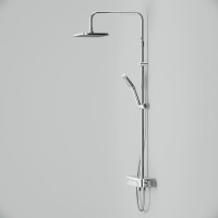 F078F300 Func, душ.система: зм-ч-полиця д/ванни/душу з термостатом, хром (1 сорт) AM.PM фото 4