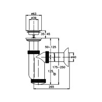 H8907300000001 Сифон для уринала (1 сорт) JIKA фото 1