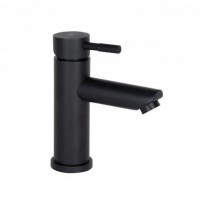 Змішувач для раковини низький Aria 001F, Black (k35) LDARI001FBLA43367 Lidz LIDZ