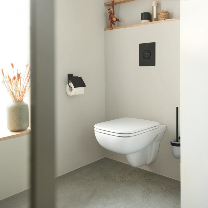 38765KF0 Nova Cosmopolitan, накладна панель змиву, чорний  (мат) (1 сорт) GROHE