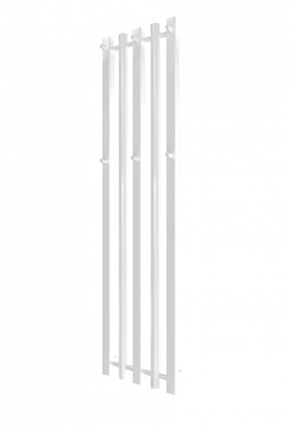 Водяна рушникосушарка INOX Бітуб 1490х360/320 білий глянець MARIO