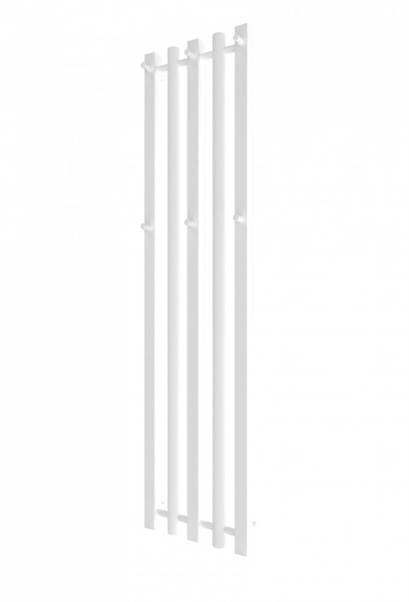 Водяна рушникосушарка INOX Бітуб 1490х360/320 білий мат MARIO