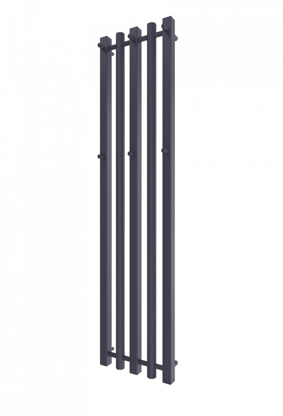 Водяна рушникосушарка INOX Бітуб 1490х360/320 графіт MARIO