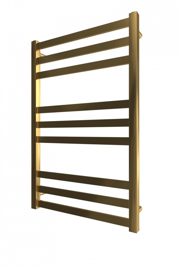 Водяна рушникосушарка INOX Чикаго 770х530/500 золото MARIO