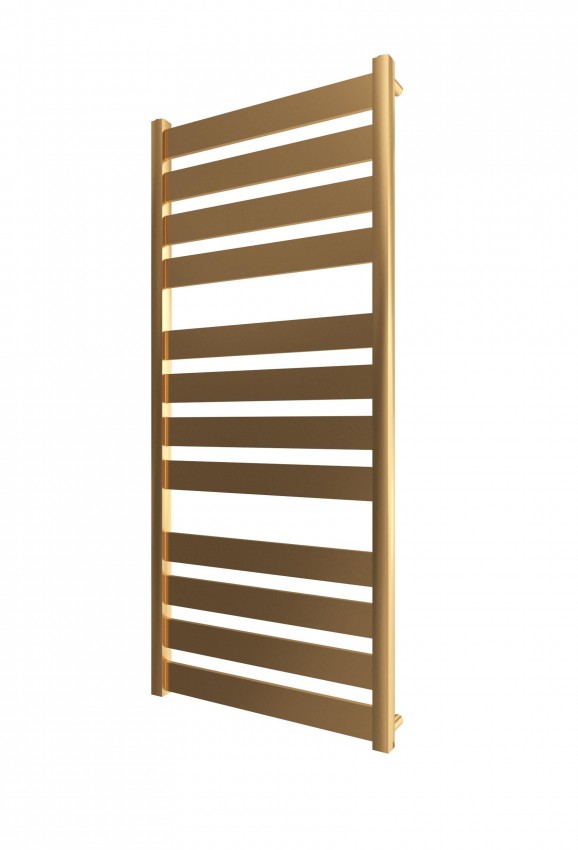 Водяна рушникосушарка INOX Санті 1170х530/500 золото лайт сатин MARIO