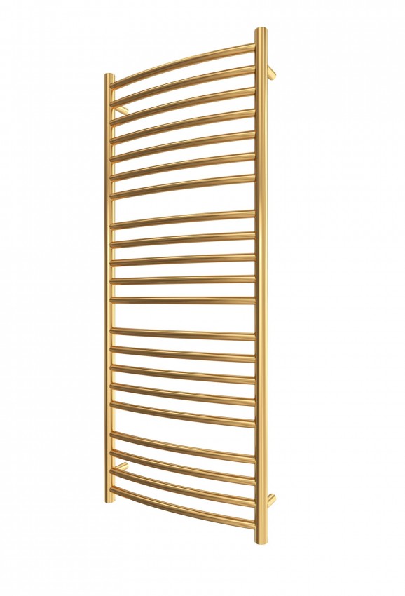 Водяна рушникосушарка INOX Фенікс 1170х530/500 золото лайт сатин MARIO
