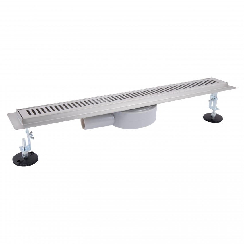 Лінійний трап Scorpio FA600 із нержавіючої сталі (поворотний сифон/сухий затвор) 600 мм Qtap QTAP