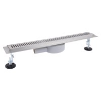 Лінійний трап із нержавіючої сталі Scorpio FA800 (поворотний сифон/сухий затвор) Qtap QTAP