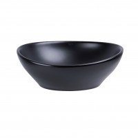 Раковина накладна Dove 415x340x140 мм, Matt Black, овальна, без донного клапана QT06116062AMB Qtap QTAP фото 2