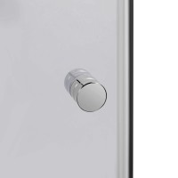 Душова кабіна Latwa SC90x90.SAT.LOW.DGR полукругла, для низького піддону, висота 185 см, скло темне тоноване 4 мм, без піддону Lidz LIDZ фото 3