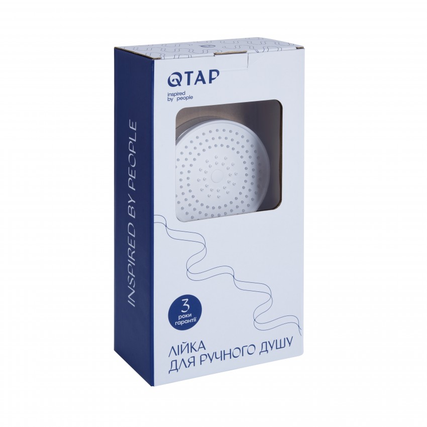 Лійка для ручного душу Rucni, d130 мм, Chrome округла QTRUC125CRM45950 Qtap QTAP фото 3
