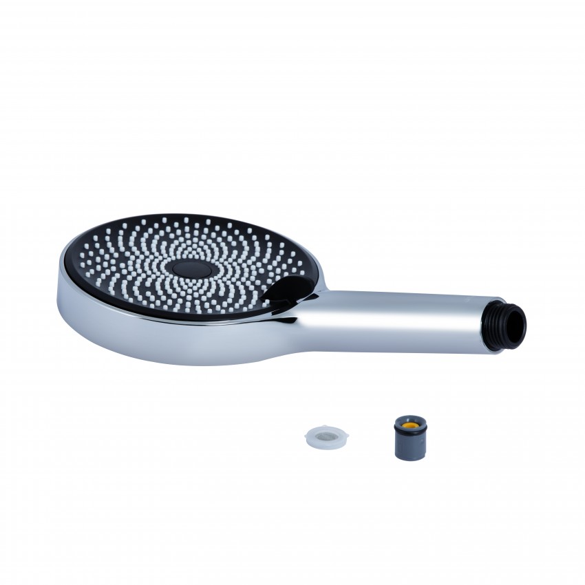 Лійка для ручного душу Rucni, d130 мм, Chrome округла QTRUC125CRM45952 Qtap QTAP фото 2