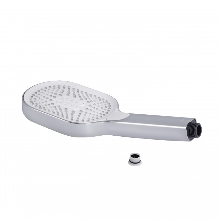 Лійка для ручного душу Rucni, 140×110 мм, Chrome округла QTRUC125CRM45960 Qtap QTAP фото 2