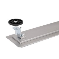 Лінійний трап із нержавіючої сталі Taurus Tile1000 з сухим затвором під плитку Qtap QTAP фото 2