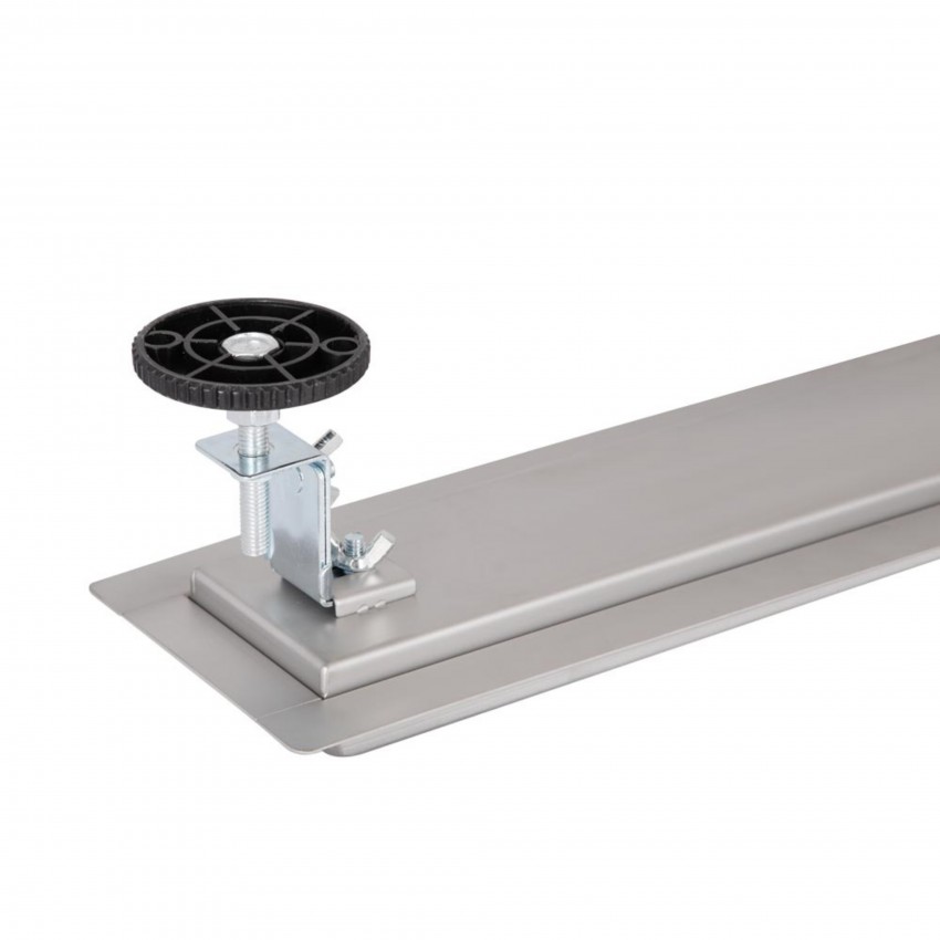 Лінійний трап із нержавіючої сталі Taurus Tile1000 з сухим затвором під плитку Qtap QTAP фото 2