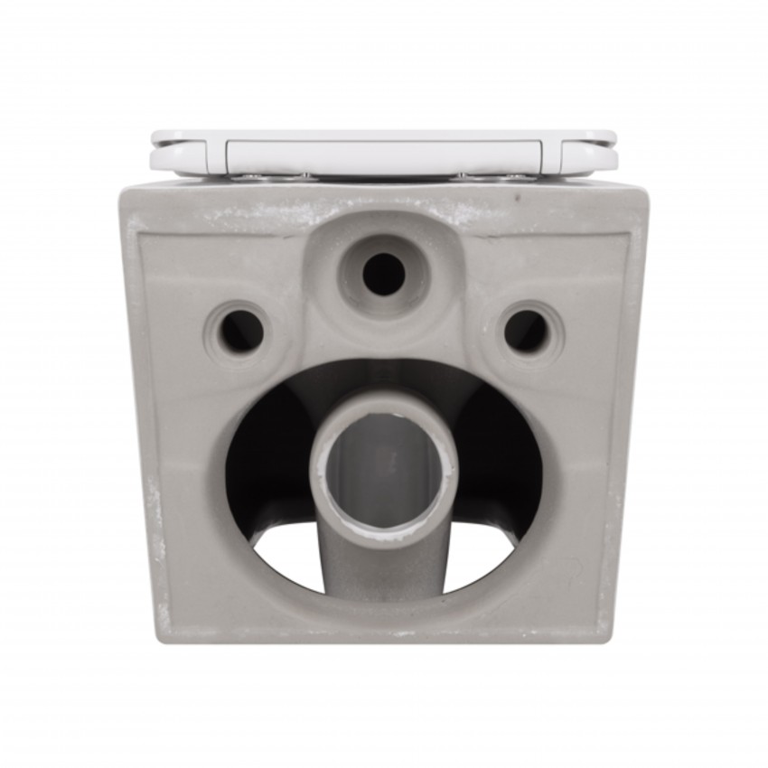 Унітаз підвісний Crow Rimless 485х340х330 мм, White, з сидінням Slim Duroplast/ Soft-close/ Quick Release QT05335171RW Qtap QTAP фото 4