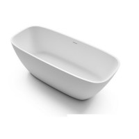 V297BO/V2970XBO800S BRIO Ванна із штучного каменю 170 x 72 x 56h, білий матовий (1 сорт) TREESSE