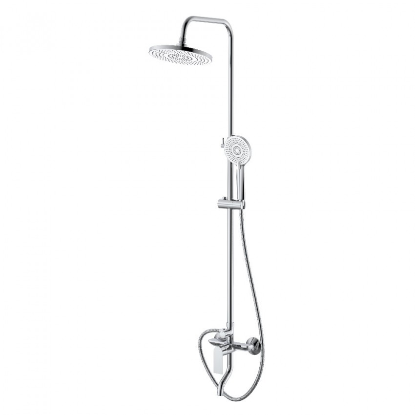 550541C Lite Душова система з виливом, хром (1 сорт) DEVIT