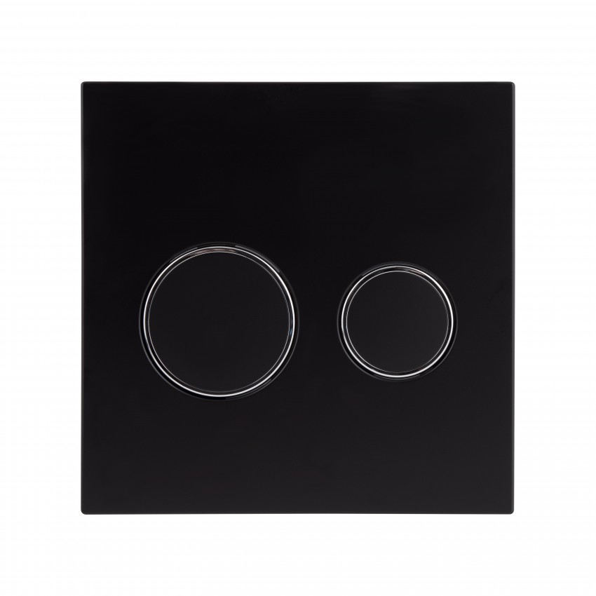 Клавіша змиву Nest UNI 190x190x13 мм, Matt Black, кругла QT0211P01V1178MB Qtap QTAP