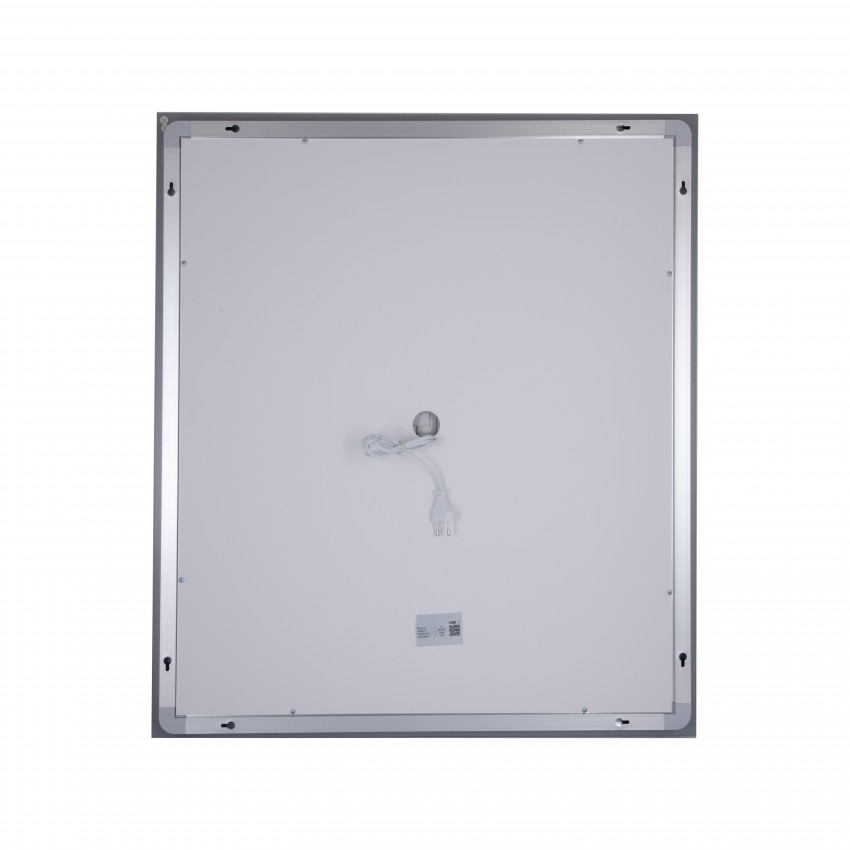 Дзеркало настінне Kubis (KU1) 700х800 мм, прямокутне, з LED-підсвічуванням Touch, антизапотіванням, димером, рег. яскравості Lidz LIDZ фото 4