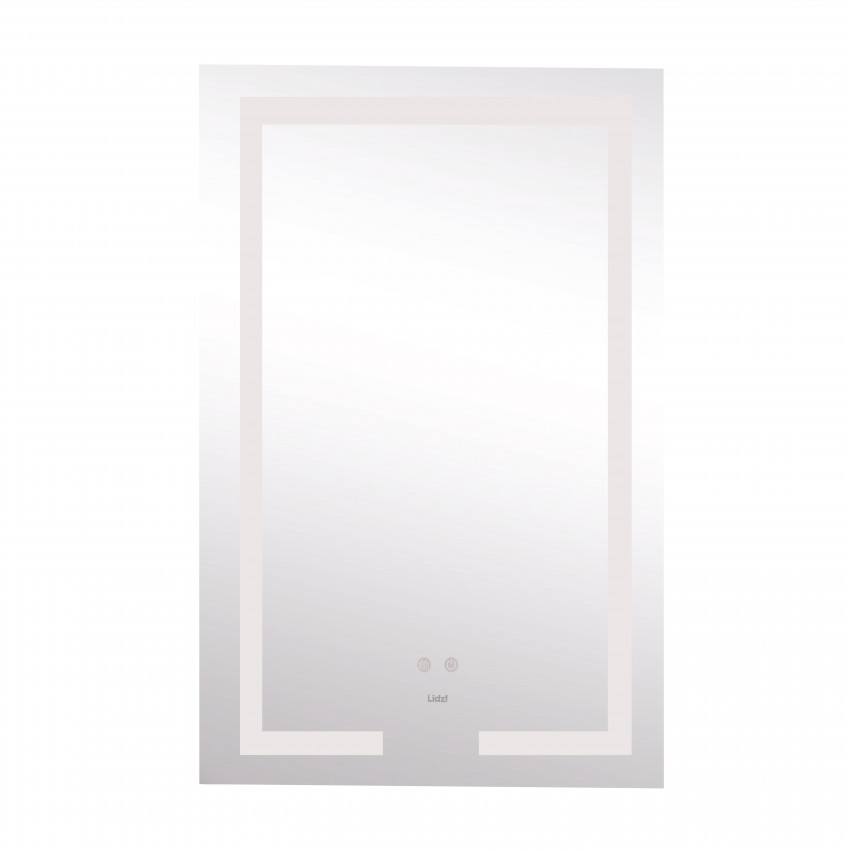 Дзеркало настінне Kubis (KU1) 500х800 мм, прямокутне, з LED-підсвічуванням Touch, антизапотіванням, диммером, рег. яскравості Lidz LIDZ фото 2