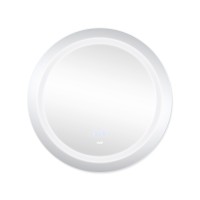 Дзеркало настінне Aria (AR1) R600 мм, кругле, з LED-підсвічуванням Touch, антизапотіванням, димером, рег. яскравості Lidz LIDZ фото 3