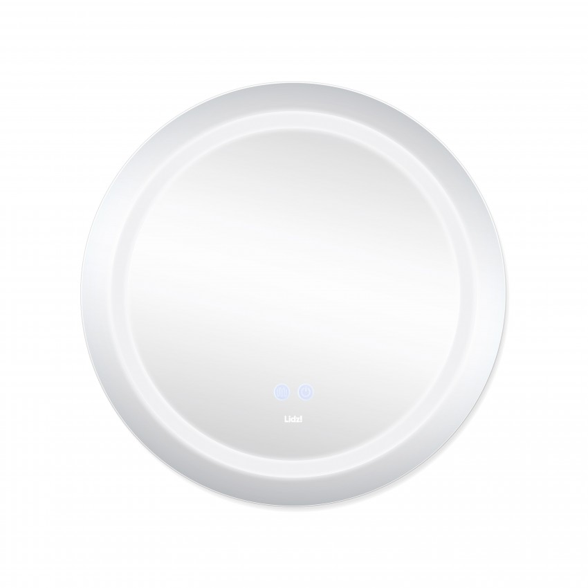 Дзеркало настінне Aria (AR1) R600 мм, кругле, з LED-підсвічуванням Touch, антизапотіванням, димером, рег. яскравості Lidz LIDZ фото 3