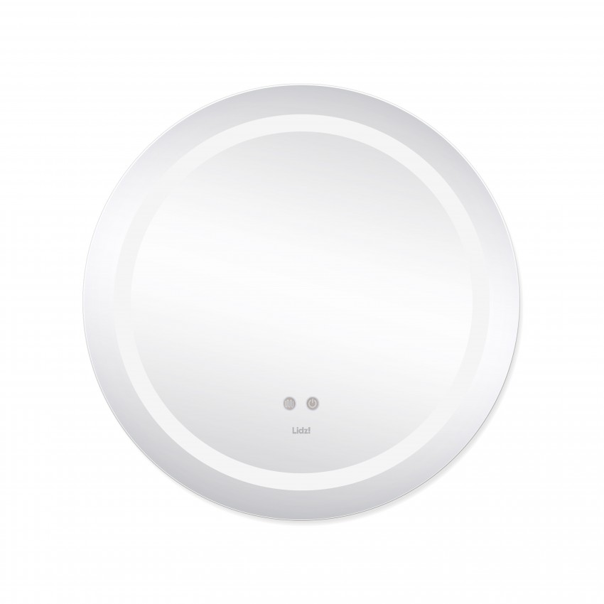 Дзеркало настінне Aria (AR1) R600 мм, кругле, з LED-підсвічуванням Touch, антизапотіванням, димером, рег. яскравості Lidz LIDZ фото 2