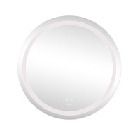 Дзеркало настінне Aria (AR1) R800 мм, кругле, з LED-підсвічуванням Touch, антизапотіванням, диммером, рег. яскравості Lidz LIDZ фото 3