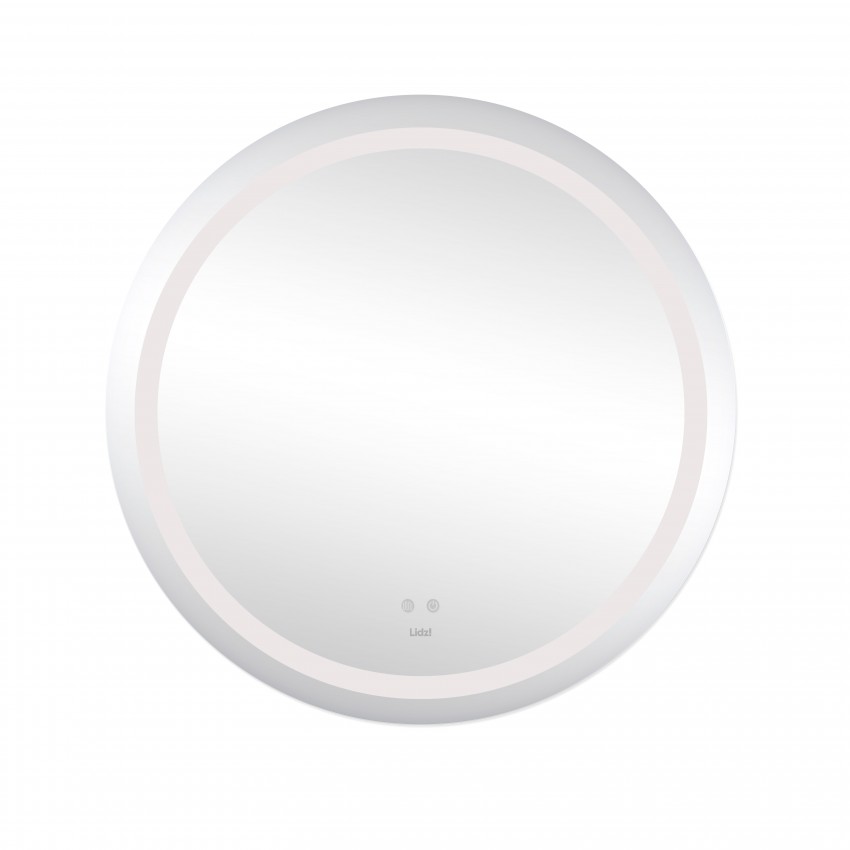 Дзеркало настінне Aria (AR1) R800 мм, кругле, з LED-підсвічуванням Touch, антизапотіванням, диммером, рег. яскравості Lidz LIDZ фото 2