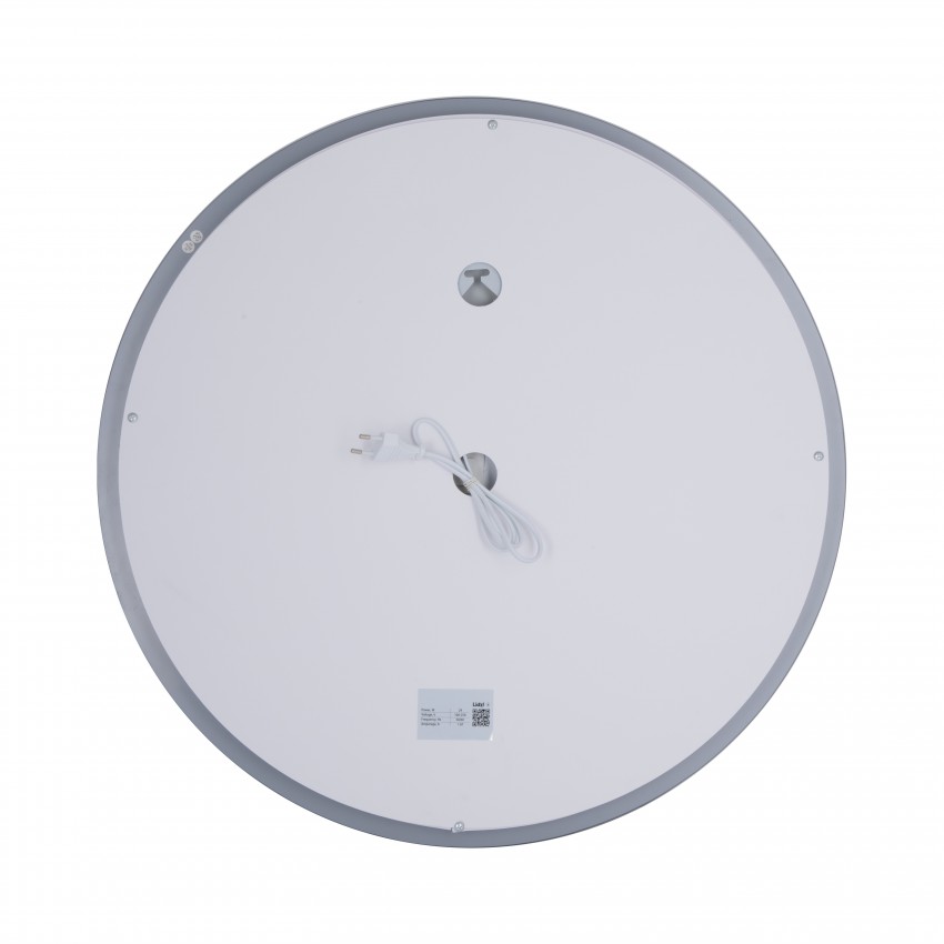 Дзеркало настінне Aria (AR1) R800 мм, кругле, з LED-підсвічуванням Touch, антизапотіванням, диммером, рег. яскравості Lidz LIDZ фото 4