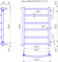 Класік 600х450/500 Б/П 1/2" MARIO