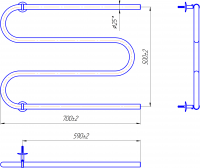 Змійка 25  525х700/500 MARIO фото 1