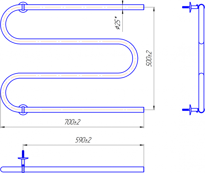 Змійка 25  525х700/500 MARIO