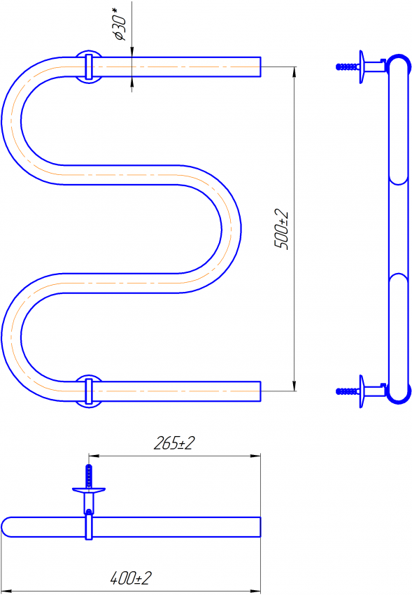 Змійка 30  530х400/500 MARIO