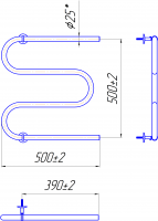 Змійка 25  525х500/500 MARIO
