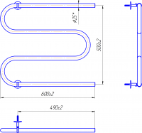 Змійка 25  525х600/500 MARIO