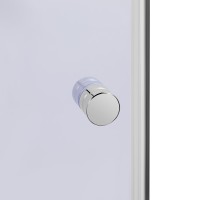 Набір: Душова кабіна Latwa SC80x80.SAT.LOW.GR, напівкругла, скло тоноване 4 мм + Душовий піддон Kapielka ST80x80x15 Lidz LIDZ фото 4