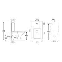 8790020 Line NEW Чаша безобідкова до компакту (1 сорт) PRIMERA фото 1